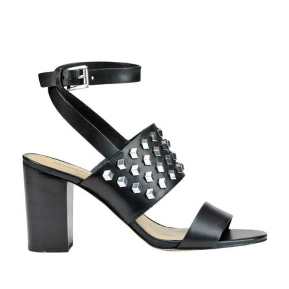 Michael Kors Black Valencia Sandals heels women’s size 7 1/2
